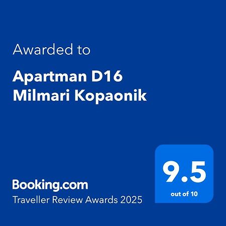 Apartman D16 Milmari โคเปานิก ภายนอก รูปภาพ